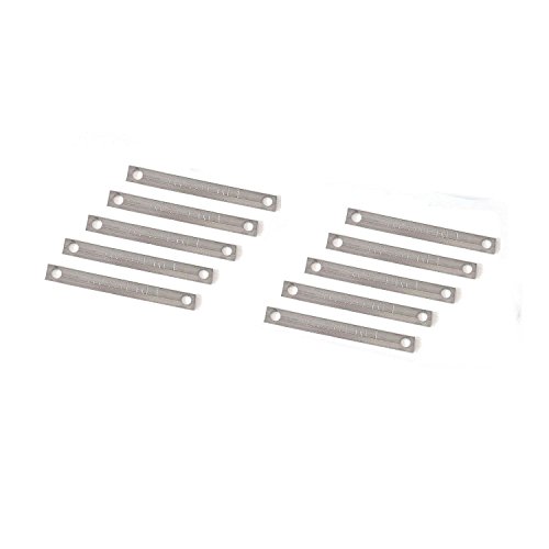 2 Stück FAMOS Sparschäler + 10 Stück Ersatzklingen / Ersatzmesser Gemüseschäler Kartoffelschäler Obstschäler Schäler Schnellschäler - 3
