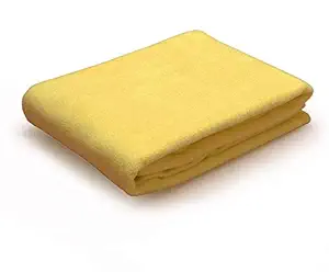 Maissen Waterproof Reusable Washable Pee Pads & Hygenic Pet Dry Sheet - Couch/Sofa/Bed/Mattress, Puppy Crate Training & Car Seats Protector for Dogs, Cats & All Pets ? Yellow, Medium (100cm x 70cm)