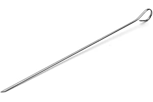 De Buyer, 10 BROCHETAS, INOX 18%, L 30 CM,L 30cm,3401.30
