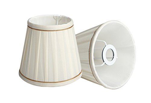 Splink 2pcs Lampenschirm Clip-On E12/E14 Stain Stoff Stehlampe Wandlampe Tischlampenschirm Modern Stil 100*150*130mm