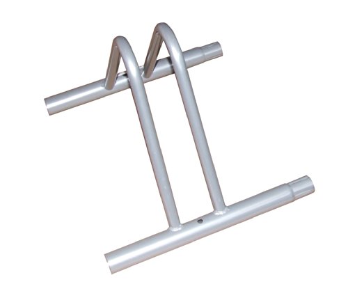 Ideare DY125892 zusammensteckbarer Fahrradständer, universell einsetzbar, silberfarben