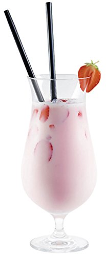 Fackelmann 500 Jumbotrinkhalme schwarz 8mm - 3