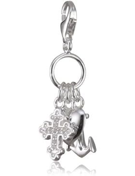 Thomas Sabo Charm Anhänger Silber 0409 Glaube,Liebe,Hoffnung