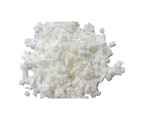 pemmiproducts Visco Schaumstoff Flocken, Weiss, 5 kg, (EUR 5,39/kg), waschbar, Viscoflocken, geeignet als Füllmaterial für z.B. Plüschtiere, Puppen, Bären, Kissen usw.