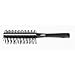 SIBEL Double-Sided Anti-Static Tunnel Vent 400 Brush BLACK 8450932