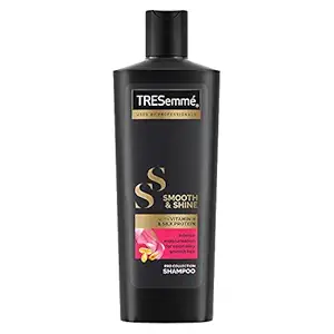 TRESemme Smooth & Shine Shampoo, with Vitamin H & Silk Protein, for Salon Silky Smooth Hair, Provides Moisture & Shine, 185 ml,TRPI1N2