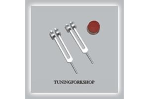 Tuningforkshop Cellulite Reduction Weighted Tuning Fork for Healing with Activator,Pouch