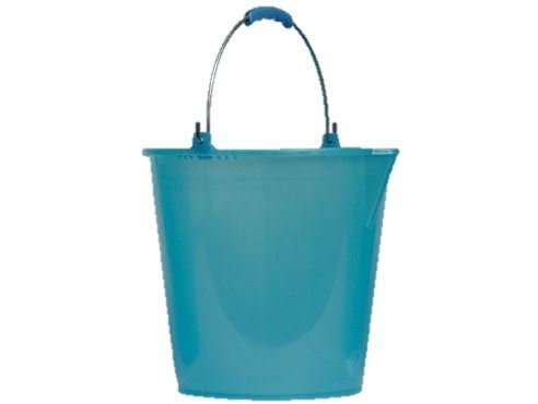 Null Lt. 12 - Secchio comune con becco in polipropilene. con manico rivestito.