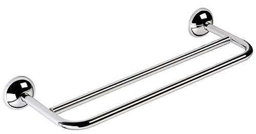 Preisvergleich Produktbild William Hopkins 600 mm Firecrest Conceal Fix Verchromt Handtuchhalter, Doppelt, Messing
