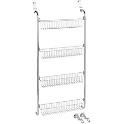 Wenko 4340033100 Etagère pour Porte 4 Tablettes Dimensions 49,5 x 109 x 14 cm