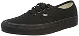 Unisex Vans AUTHENTIC, Unisex-Erwachsene Sneakers, Schwarz (Schwarz/Schwarz), 40.5 EU