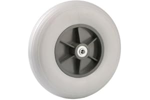 BURBACH + GOETZ Rolko Kohlgrüber GmbH Rad für Rollatoren, 200 mm, Metall, silber oder grau