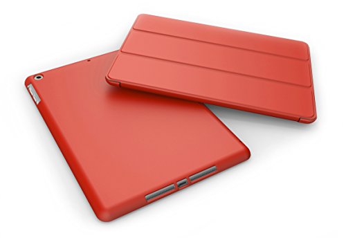 Khomo iPad Pro 12.9″ Hülle Case Rot Rotes Gehäuse mit doppelten Schutz ultra dünn und leicht, Smart Cover – Dual Red - 6