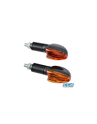 CLIGNOTANT TUN'R* ARROW F.COURTE CARBONE/ORANGE (PR)