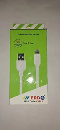 Generic ERD 1 Meter IP5 Data Cable for iPhone 5/6/6S/6/7/8 Plus/SE with 2.0 USB sync