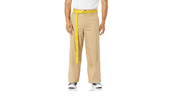 Modern Fit Wide Leg Chino Casual Pants 