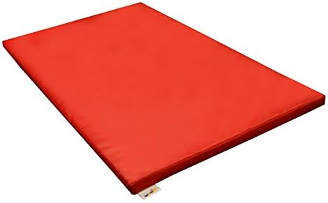 ImplaySoft Play Multi-Use Exercise Fitness Mat - 610gsm PVC/High Density Foam - Red - 150cm x 90cm x 5cm