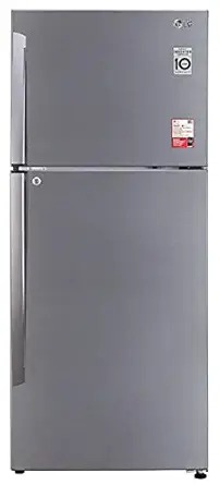 LG 437 L 2 Star Frost-Free Smart Inverter Double Door Refrigerator (GL-T432APZY, Shiny Steel, Convertible with Door Cooling+)