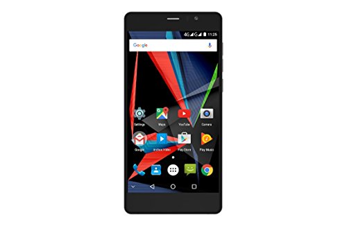 ARCHOS Smartphone 55 Diamond Selfie Lite (13,97 cm (5,5 Zoll) FHD IPS Display, 16GB, Android 6.0 Marshmallow) schwarz