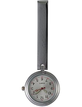 Ellemka JCM-1020 – Exquisite Schwesternuhr Clip zum Anstecken FOB Kittel Krankenschwester Pflege-r Quarz Puls-Uhr...
