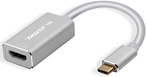USB C TO HDMI Adapter,Trustin USB 3.1 Type C (USB-C) to HDMI Adapter With Aluminium Case for 2017 MacBook Pro/Samsung Galaxy S8