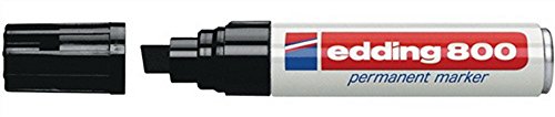 Preisvergleich Produktbild Permanentmarker 800 Keilspitze sw. Strich-B.4-12mm, 5 St.