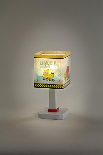 Baustelle Tischlampe 63611 Bagger LKW Krahn Lampe Kinderzimmer Leuchte Kinderzimmerlampe - 3