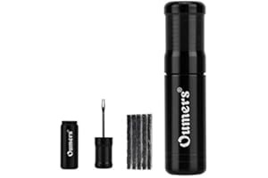 Oumers Kit Attrezzi per Riparazione Pneumatici tubeless Bike, Forature per Pneumatici per Bici con 5 Pezzi di Pancetta e alesatore per Foratura per Riparazione Pneumatici