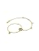 Orniza Clear Brass Kundan Nose Ring With Chain For Women RS.495.00