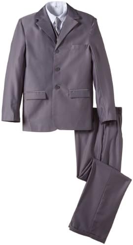 Boys Suit Grey Formal 5 Piece Age 13 year