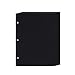 Produktbild AIOR Fotoalbum Schwarze Seiten 26 x 18 cm, Nachfüll Seiten für Vintage Leder Scrapbook 28 x 21cm, 20 Blatt