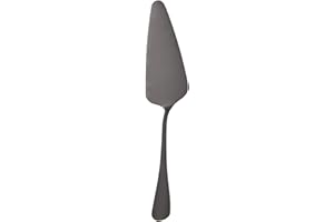 Anawakia Pala de acero inoxidable para tartas, pizzas, frutas, cake Cake Cutter Cream Scoop (negro, 2 unidades)
