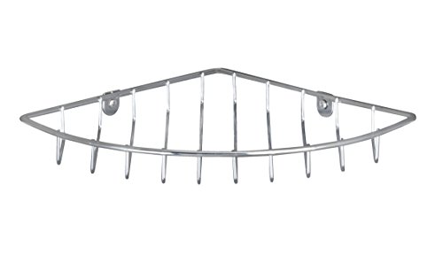 WENKO 15936100 Eckablage Bastia – zur Wandmontage, Stahl, 26 x 3 x 31 cm, Chrom - 4