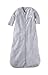 Produktbild hessnatur Baby Mädchen und Jungen Unisex Fleece Schlafsack aus Reiner Bio-Baumwolle hellgrau 110cm
