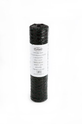 PVC Coated Green Chicken Wire 25mm x 900mm x 25m (21343)