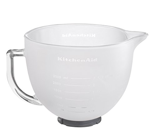 Kitchenaid 5K5FGB Milchglasschüssel, 4.83 L