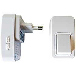 Pack sonnette sans fil et sans pile bouton et récepteur - ECO-LIFE