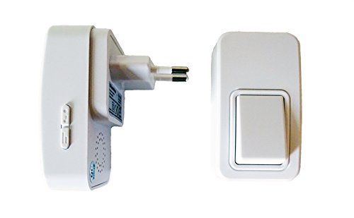 Pack sonnette sans fil et sans pile bouton et récepteur - ECO-LIFE