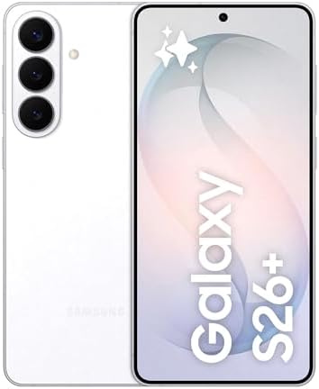 Samsung Galaxy S26+ Smartphone AI, 512GB, 3 anni di Garanzia, Processore Avanzato, Assistente Foto, Creative Studio, Camera 50 MP, 4900 mAh, White [Versione italiana]