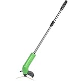Sallypan Akku-Unkraut-Trimmer, Griff Erweiterbar Leicht Garten Rasentrimmer