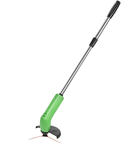 Sallypan Akku-Unkraut-Trimmer, Griff Erweiterbar Leicht Garten Rasentrimmer