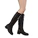 Produktbild Likecrazy Herbst und Winter Mode Warm Damen Stiefel Winterstiefel Frauen Stretch Casual Elegant Stiefel Sexy Overknee Stiefel High Heels Schuhe Boots Comfort Sport Freizeitschuhe (Schwarz5,40)