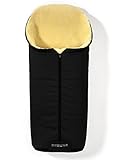 KUSCHELIG WARM: Im kuschelig-weichen Lammfell-Fußsack von Hofbrucker ist Ihr Kind warm eingepackt. Das Außenmaterial ist wind- und wasserabweisend. So sind Sie perfekt gerüstet für Spaziergänge im Winter etc.