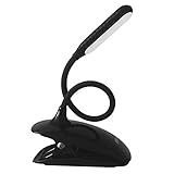 Schirmmaterial: Kunststoff Lampen Nachttischlampen Nachtlichter Buchlampe Tischlampe Usb-Ladeklemme Führte Augenschutz Einfache Studentenstudie Schlafsaal Schlafzimmer Nacht Leselampe Buch Licht @ Xk-8013S Schwarz
