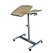 Produktbild GYZ Beistelltisch Computer Schreibtisch-Laptop Schreibtisch mit Mausplatte, Verstellbarer Ständer, Kinderwagen, Tischneigung, Gleitschutzleiste (2 Farben) // (Farbe : B)