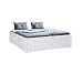 Produktbild Inter Link Bett Bed Gästebett Funktionsbett Doppelbett Stauraumbett nachhaltigeres Massivholz Weiss lackiert