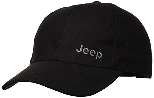 Jeep Cappellino con Visiera, Cappello Baseball Invernale J8w Uomo, Black, Uni