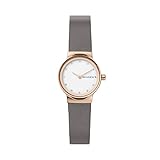 Skagen Damen Analog Quarz Uhr mit Leder Armband SKW2669