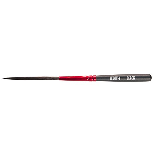 Andrew Mack Wizard Black Widow Scroll Striper Brush Series WBW Size 1 by Andrew Mack Brush