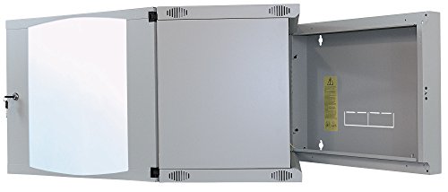 Preisvergleich Produktbild Intellinet 19" Wandverteiler 6HE 32,7x54x45 Schwenkrahmen Flatpack grau 713757